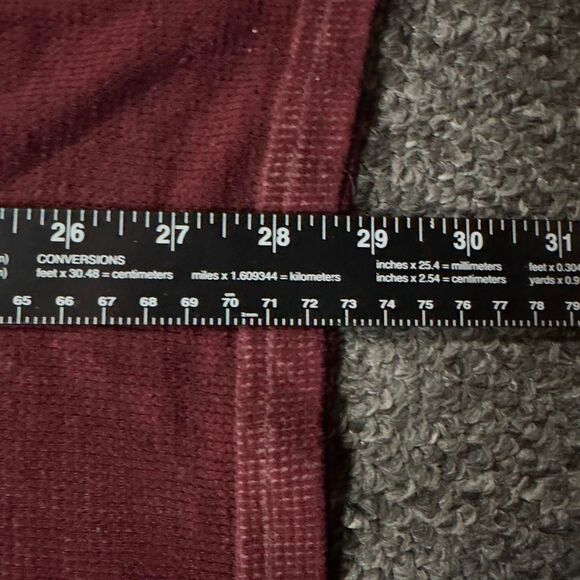 Fifth Sun Long sleeve Men L Maroon Cotton Blend Snake Graphic Y2K Streetwear - Picture 5 of 5